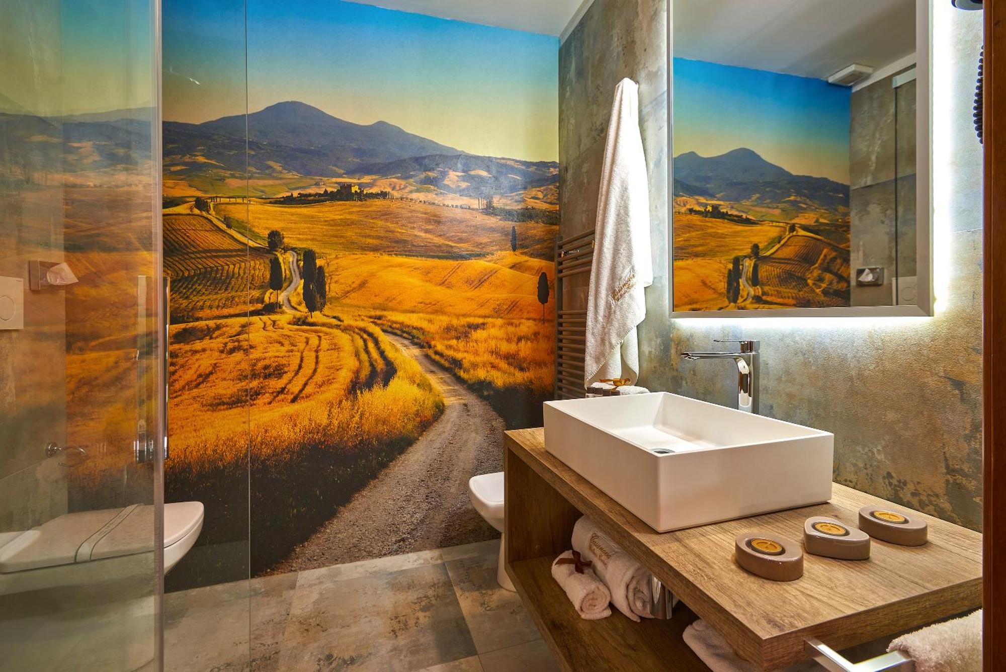 Casanova - Panoramic Rooms And Suites San Quirico dʼOrcia Kültér fotó